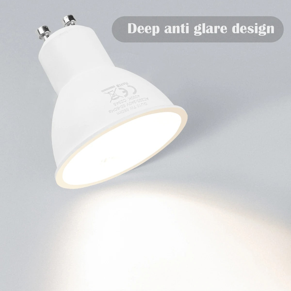 GU10 Led Bulbs Warm White, 5W, Dimmable Spotlight Bulbs GU10 Led Bulbs Warm White, 5W, Dimmable Spotlight Bulbs